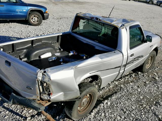 1FTYR10D64PB04250 - 2004 FORD RANGER SILVER photo 9