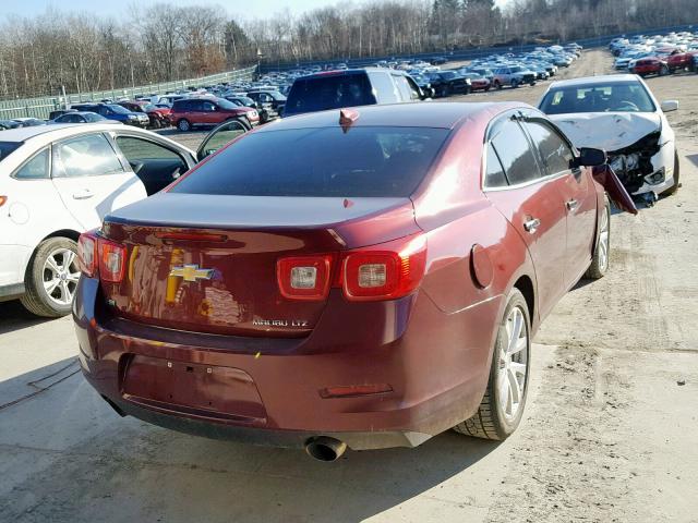 1G11E5SA1GF107597 - 2016 CHEVROLET MALIBU LIM 勃艮第红 照片 4
