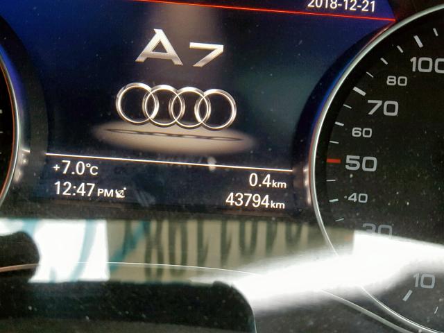 WAU3GAFC0GN186701 - 2016 AUDI A7 QUATTRO BLACK photo 8