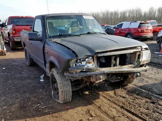 1FTYR10D67PA64384 - 2007 FORD RANGER BLACK photo 1