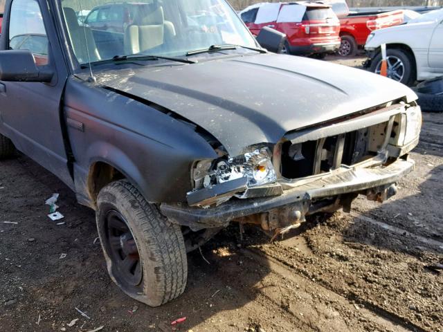 1FTYR10D67PA64384 - 2007 FORD RANGER BLACK photo 9