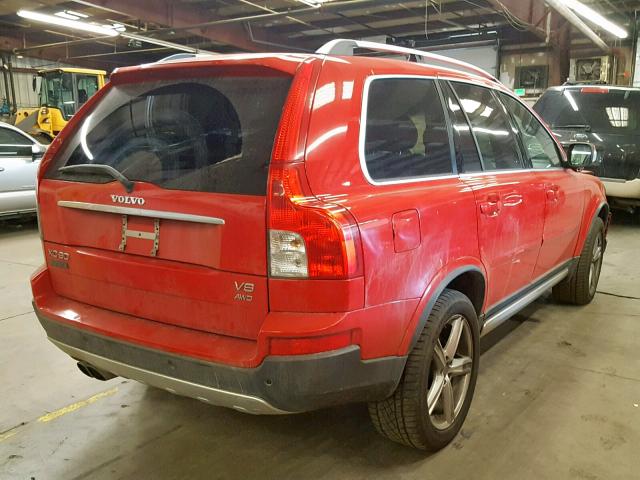 YV4CT852381483564 - 2008 VOLVO XC90 SPORT RED photo 4