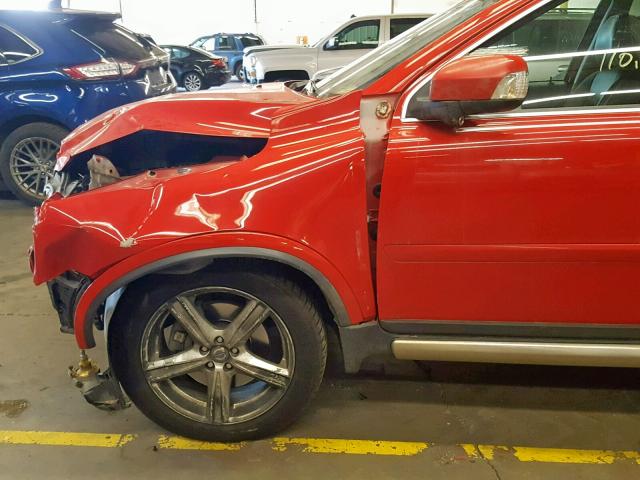 YV4CT852381483564 - 2008 VOLVO XC90 SPORT RED photo 9