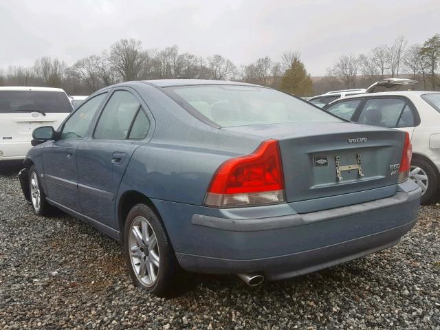 YV1RS58D612017049 - 2001 VOLVO S60 2.4T BLUE photo 3