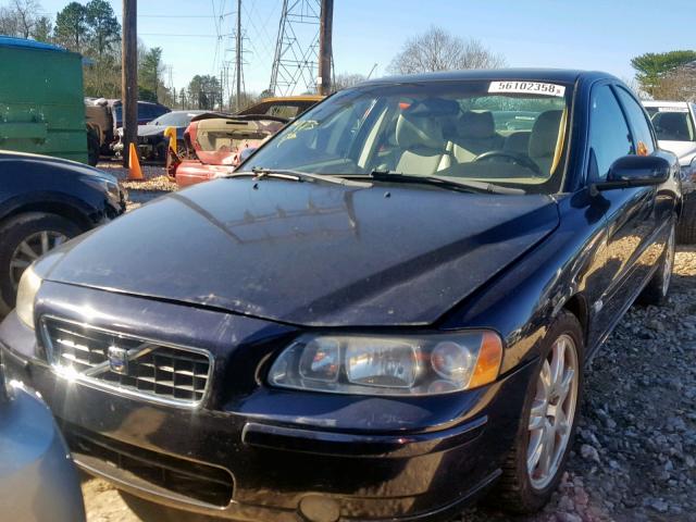 YV1RS592362508070 - 2006 VOLVO S60 2.5T BLUE photo 2