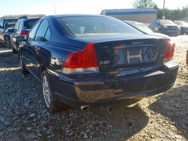 YV1RS592362508070 - 2006 VOLVO S60 2.5T BLUE photo 3