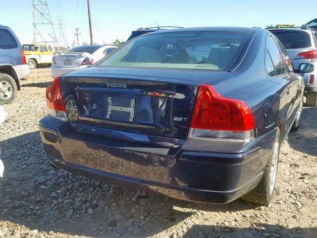 YV1RS592362508070 - 2006 VOLVO S60 2.5T BLUE photo 4