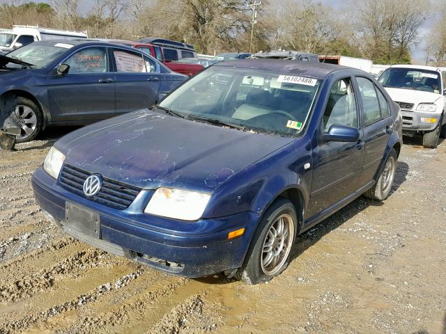 3VWRK69M93M044135 - 2003 VOLKSWAGEN JETTA GL BLUE photo 2