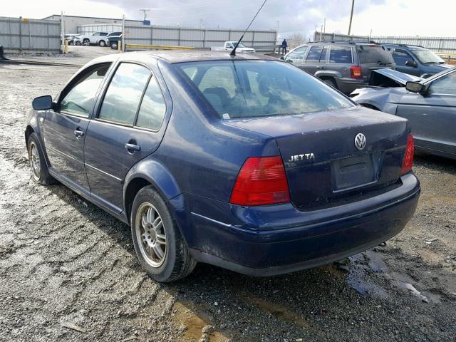 3VWRK69M93M044135 - 2003 VOLKSWAGEN JETTA GL BLUE photo 3