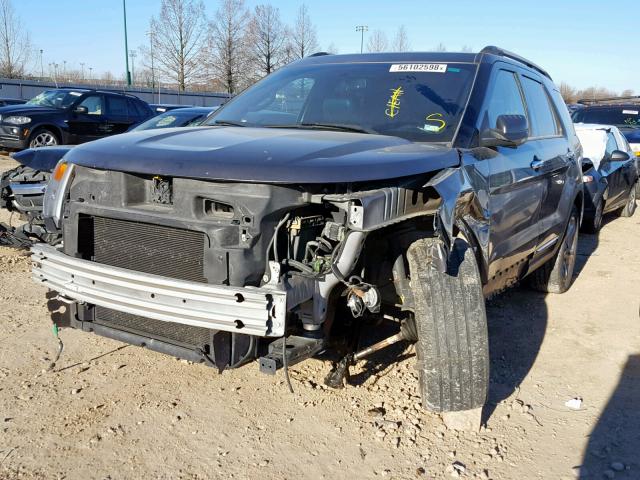 1FMHK7F8XBGA21981 - 2011 FORD EXPLORER L GRAY photo 2