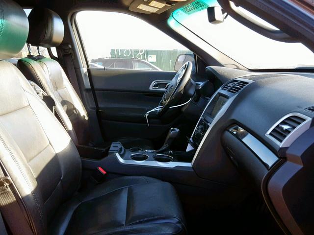 1FMHK7F8XBGA21981 - 2011 FORD EXPLORER L GRAY photo 5