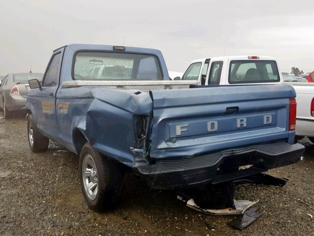 1FTCR10A7MUB07840 - 1991 FORD RANGER BLUE photo 3