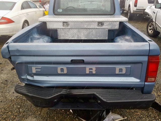 1FTCR10A7MUB07840 - 1991 FORD RANGER BLUE photo 6