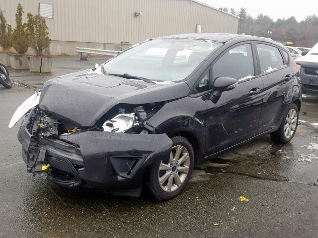 3FADP4EJ6DM206468 - 2013 FORD FIESTA SE BLACK photo 2