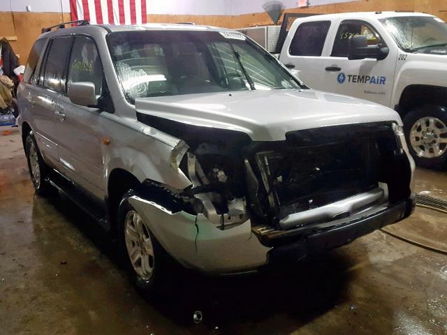 5FNYF18298B000590 - 2008 HONDA PILOT VP SILVER photo 1