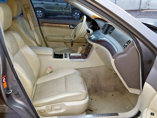 JNKAY01F38M650993 - 2008 INFINITI M35 BASE TAN photo 5