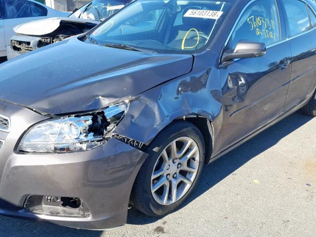 1G11C5SAXDF253479 - 2013 CHEVROLET MALIBU 1LT GRAY photo 9