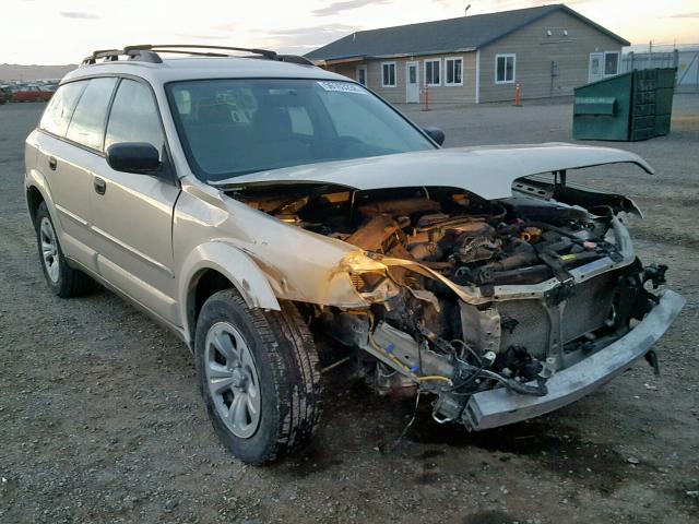 4S4BP61C177328962 - 2007 SUBARU LEGACY OUT TAN photo 1