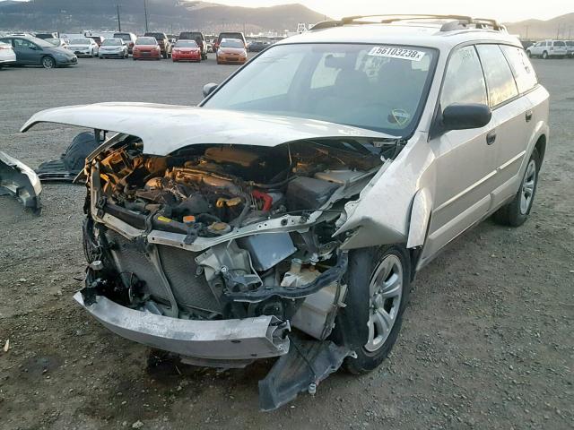 4S4BP61C177328962 - 2007 SUBARU LEGACY OUT TAN photo 2