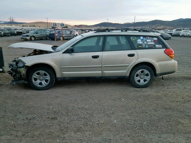 4S4BP61C177328962 - 2007 SUBARU LEGACY OUT TAN photo 9