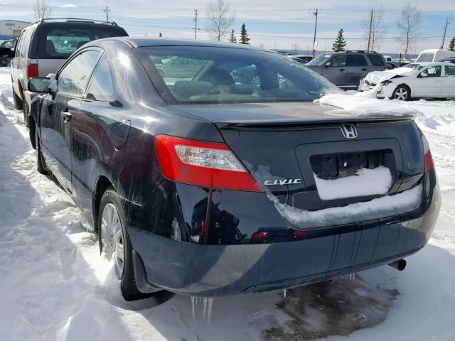 2HGFG11228H002837 - 2008 HONDA CIVIC DX BLUE photo 3