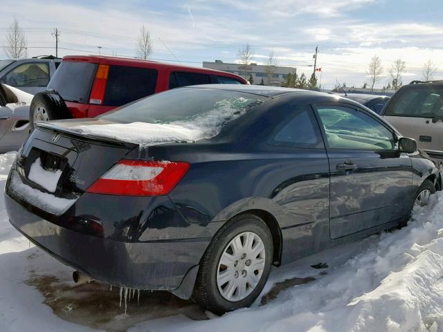 2HGFG11228H002837 - 2008 HONDA CIVIC DX BLUE photo 4