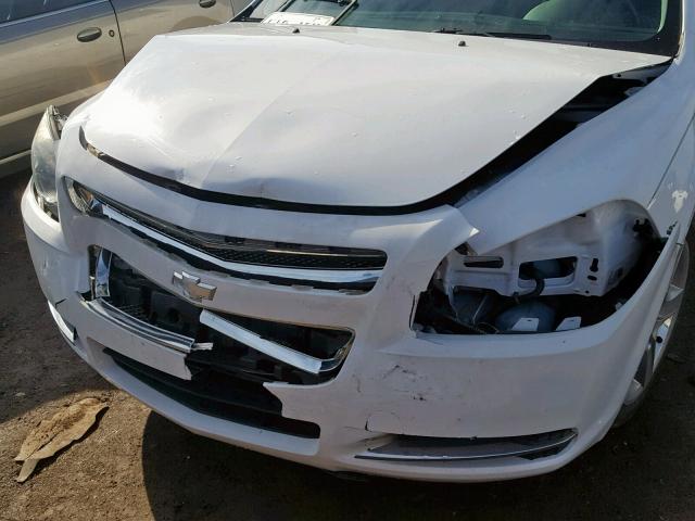 1G1ZC5EB8AF144876 - 2010 CHEVROLET MALIBU 1LT WHITE photo 9