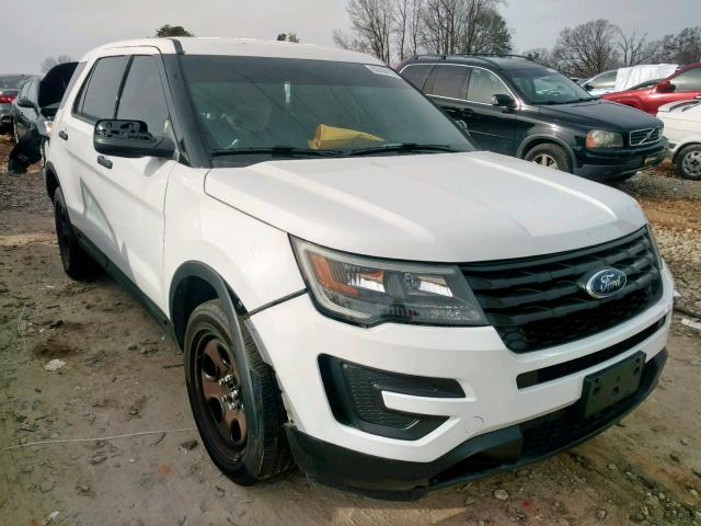 1FM5K8AR4HGB33306 - 2017 FORD EXPLORER P WHITE photo 1