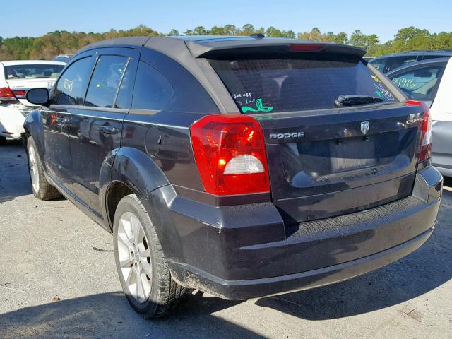 1B3CB5HA6BD161046 - 2011 DODGE CALIBER HE BLACK photo 3