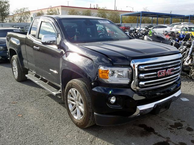 1GTH6CE30F1182078 - 2015 GMC CANYON SLT BLACK photo 1