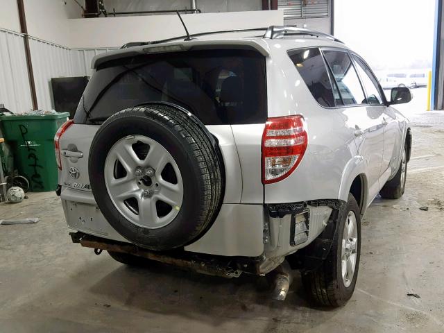 2T3YF4DV9AW039259 - 2010 TOYOTA RAV4 LIMIT SILVER photo 4