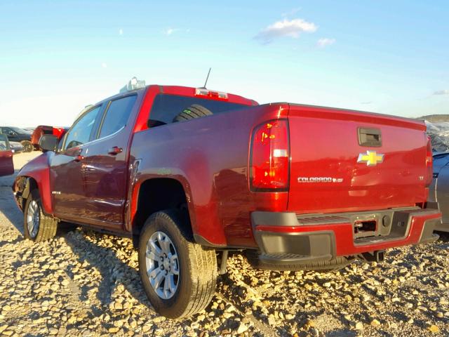 1GCGSCENXJ1254664 - 2018 CHEVROLET COLORADO L BURGUNDY photo 3