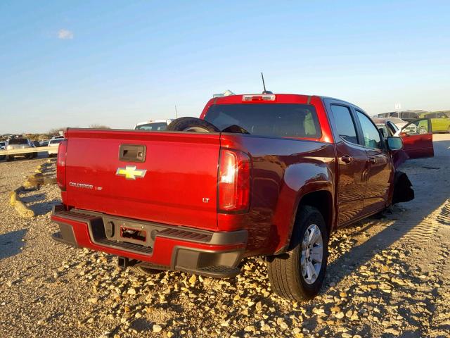 1GCGSCENXJ1254664 - 2018 CHEVROLET COLORADO L BURGUNDY photo 4