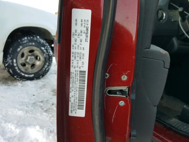 1J4FF47B59D213579 - 2009 JEEP COMPASS SP 红色 照片 10