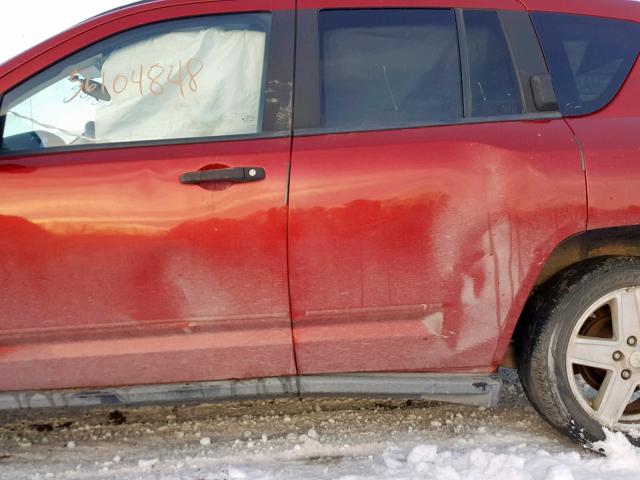 1J4FF47B59D213579 - 2009 JEEP COMPASS SP 红色 照片 9