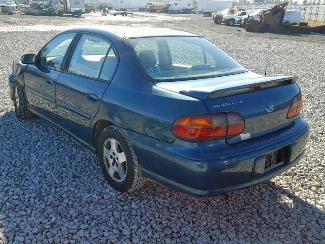 1G1NE52J83M633328 - 2003 CHEVROLET MALIBU LS მწვანე ფოტო 3