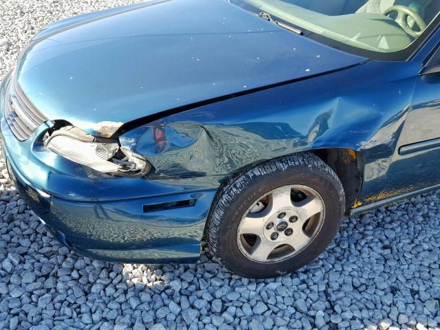 1G1NE52J83M633328 - 2003 CHEVROLET MALIBU LS მწვანე ფოტო 9