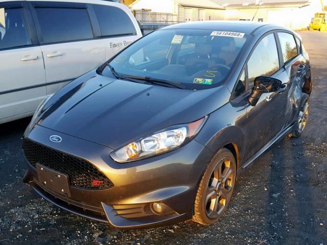 3FADP4GX8JM103243 - 2018 FORD FIESTA ST CHARCOAL photo 2