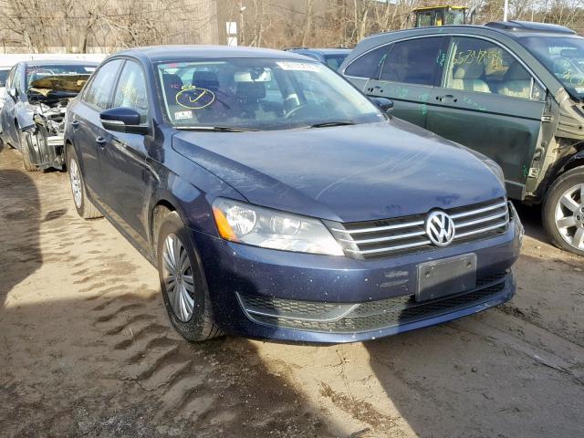 1VWAP7A37EC018094 - 2014 VOLKSWAGEN PASSAT S BLUE photo 1