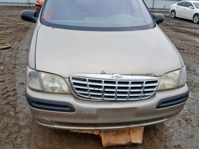 1GNDX06E2WD166657 - 1998 CHEVROLET VENTURE TAN photo 9