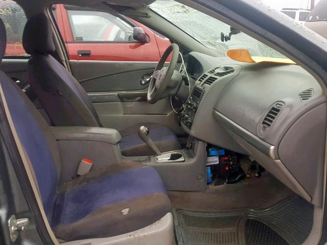 1G1ZT62875F295552 - 2005 CHEVROLET MALIBU MAX GRAY photo 5