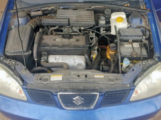 KL5JD56Z65K089523 - 2005 SUZUKI FORENZA S BLUE photo 7