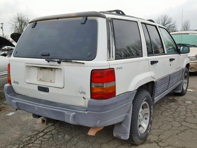 1J4GZ58Y8TC376034 - 1996 JEEP GRAND CHER WHITE photo 4