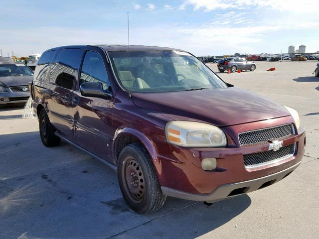 1GNDV231X7D125505 - 2007 CHEVROLET UPLANDER L 勃艮第红 照片 1