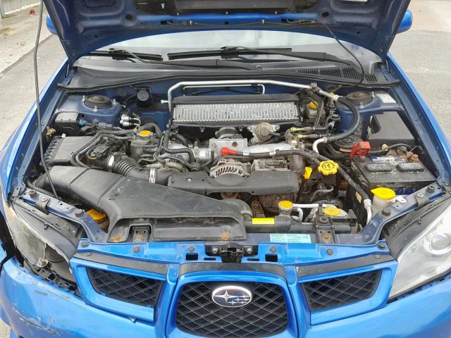 JF1GD79676G524965 - 2006 SUBARU IMPREZA WR BLUE photo 7