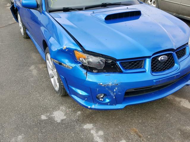 JF1GD79676G524965 - 2006 SUBARU IMPREZA WR BLUE photo 9