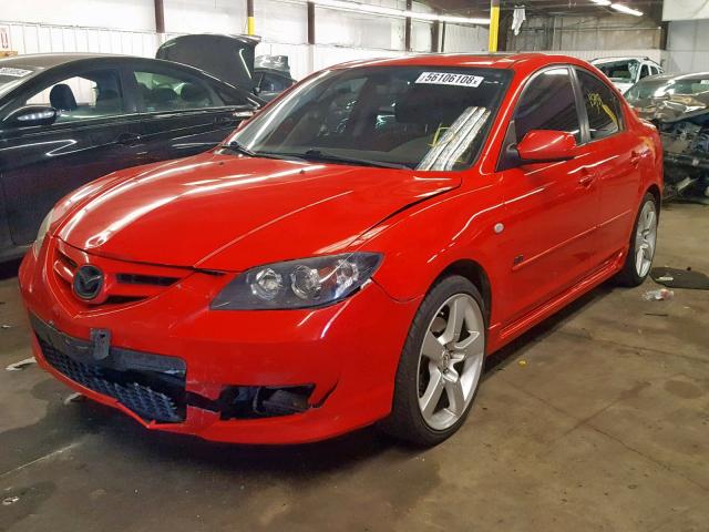 JM1BK323171638547 - 2007 MAZDA 3 S RED photo 2