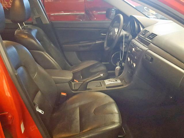 JM1BK323171638547 - 2007 MAZDA 3 S RED photo 5