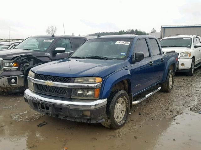 1GCDS136158136986 - 2005 CHEVROLET COLORADO BLUE photo 2