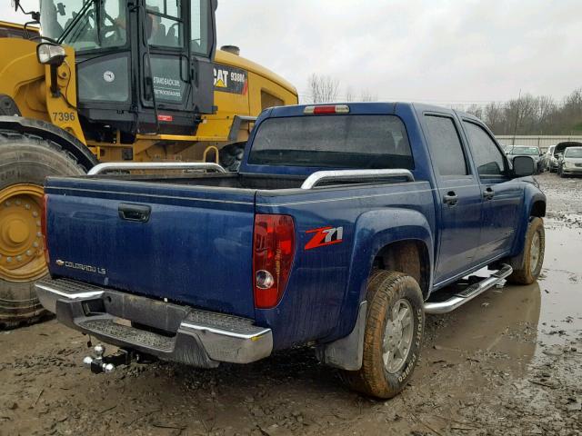 1GCDS136158136986 - 2005 CHEVROLET COLORADO BLUE photo 4